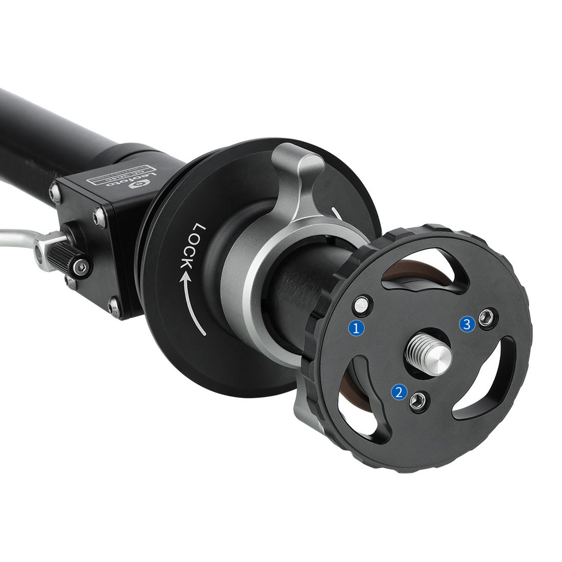 Leofoto GC-364C Kurbel -Mittelsäule (auswechselbar mit 75 mm Stativplattform)