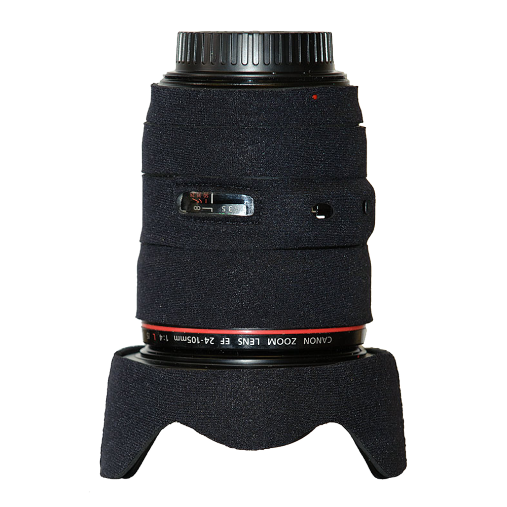 LensCoat Objektivschutz für Canon EF 24-105mm f/4 IS - Farbe:  Schwarz LensCoat