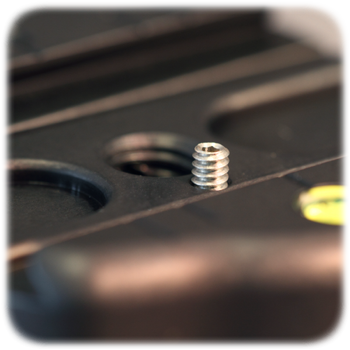 Kirk anti-twist set screw for Kirk quick-release clamps QRC-2.5, QRC-3, QRC-4