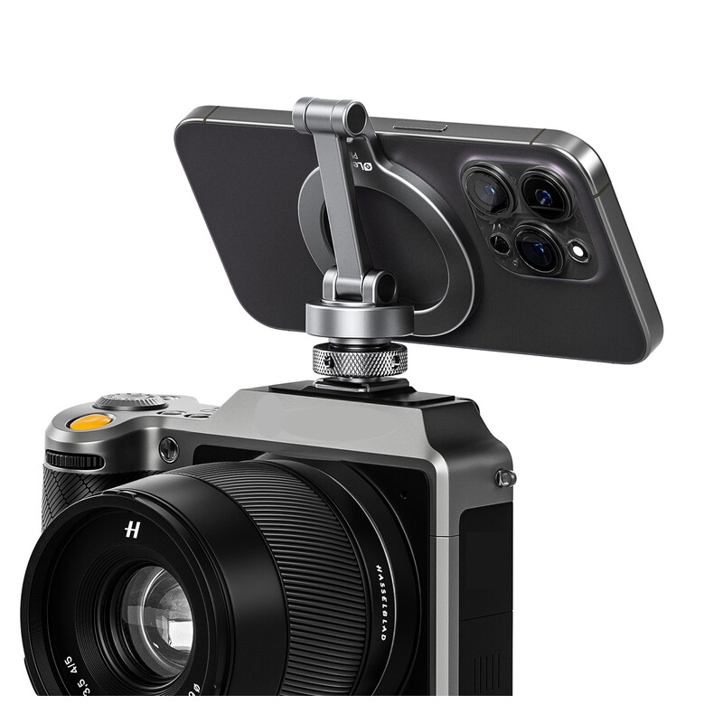 Leofoto PM-03 supporto magnetico per smartphone per slitta flash