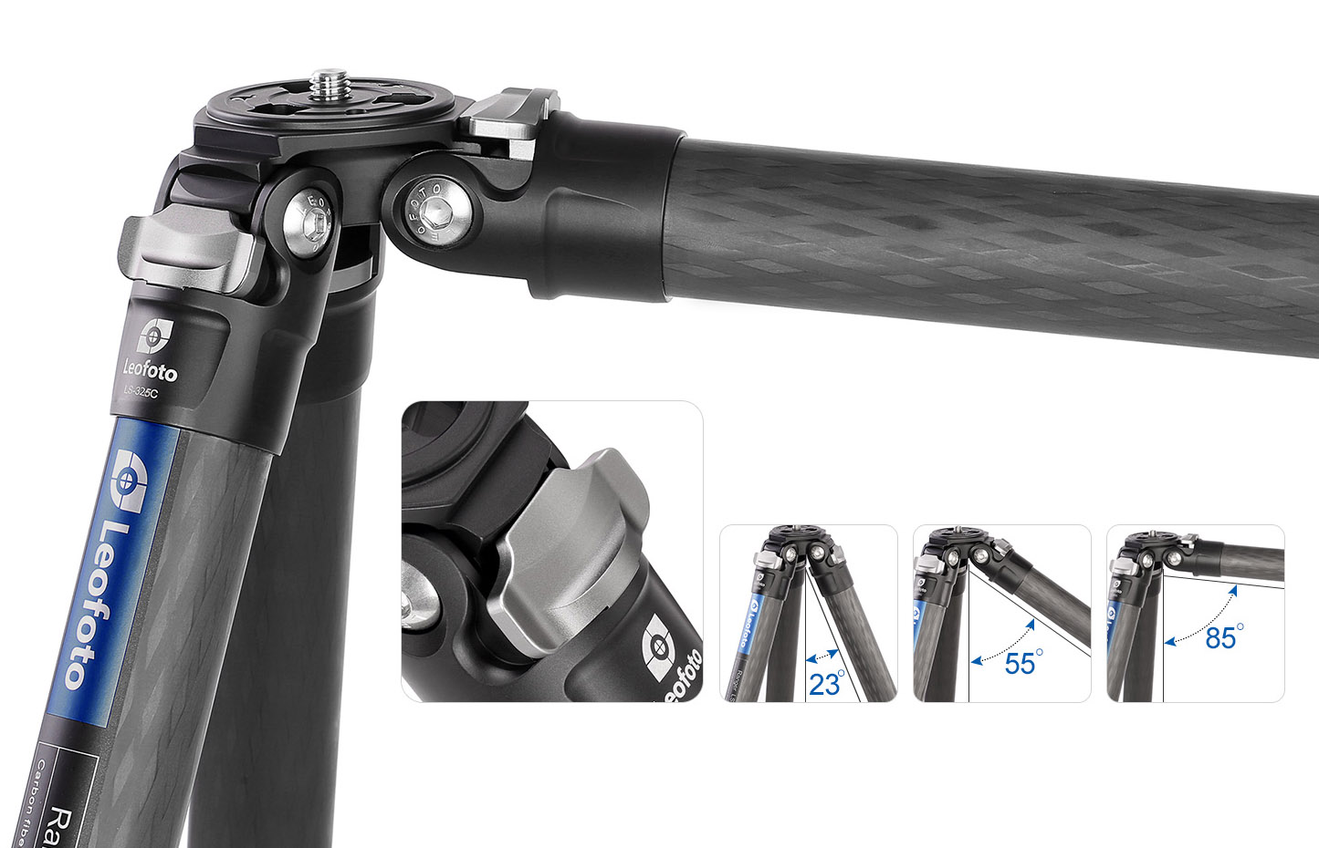 Leofoto Ranger LS-325C Carbon-Stativ mit Kugelkopf LH-40