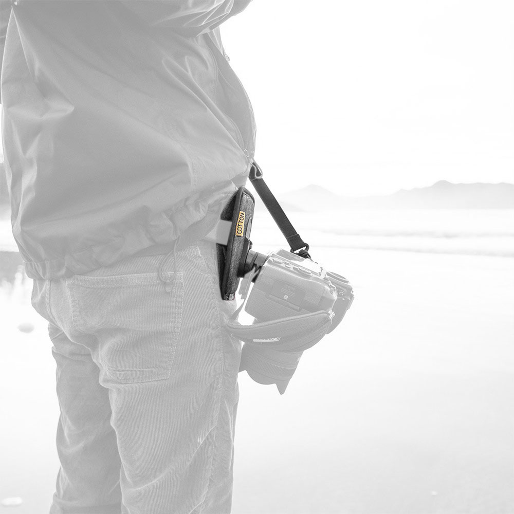 Cotton Carrier Wanderer Side Holster CCS G3 Grey - Gürtel-Tragesystem für DSLR-/DSLM-Kameras