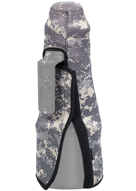 LensCoat TravelCoat für Nikon 200-400mm f/4 VR / VR II mit Sonnenblende - Farbe:  Digital Camo LensCoat
