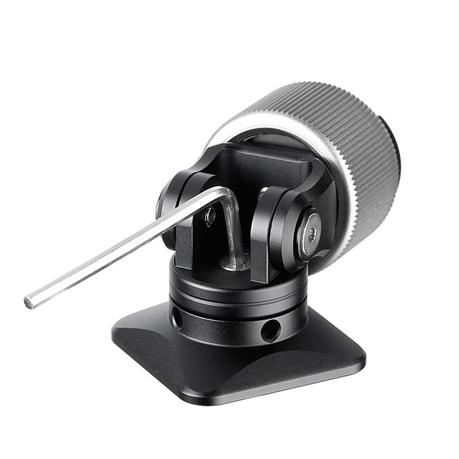 Leofoto FA-09 Cold Shoe Adapter mit Dreh-und Neigefunktion