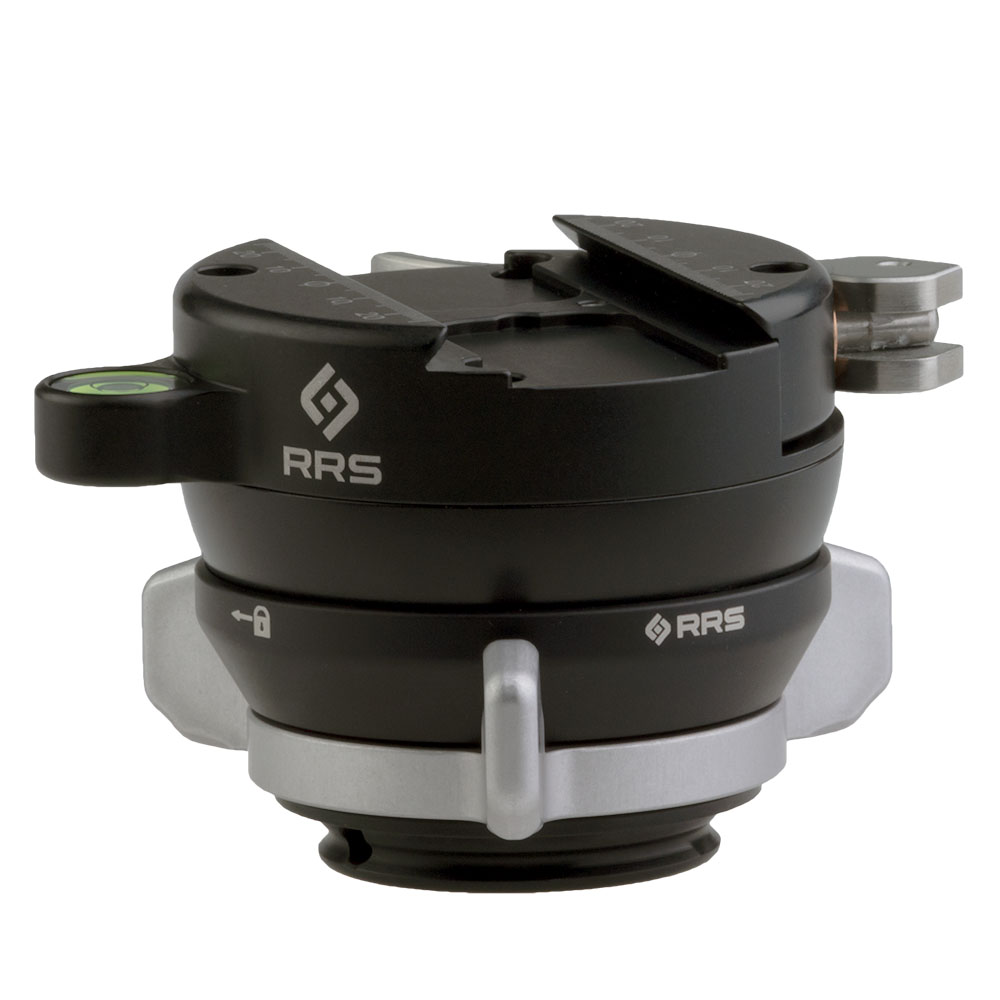 Really Right Stuff TA-2U-LC leveling base with integrated quick-release clamp