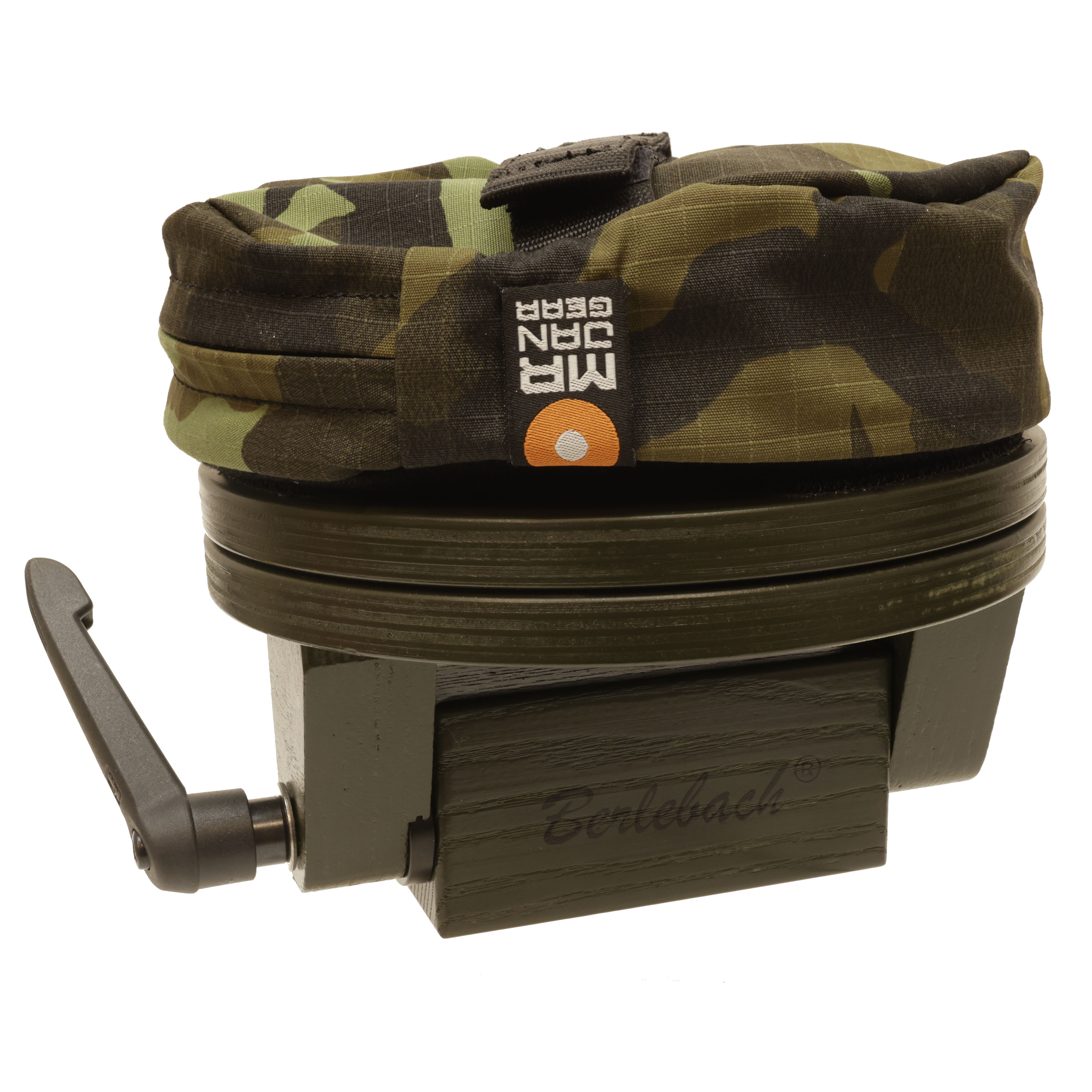 Berlebach Autoscheibenstativ (rund) mit Bohnensack - Berlebach Autoscheibenstativ Auswahl: mit Bohnensack