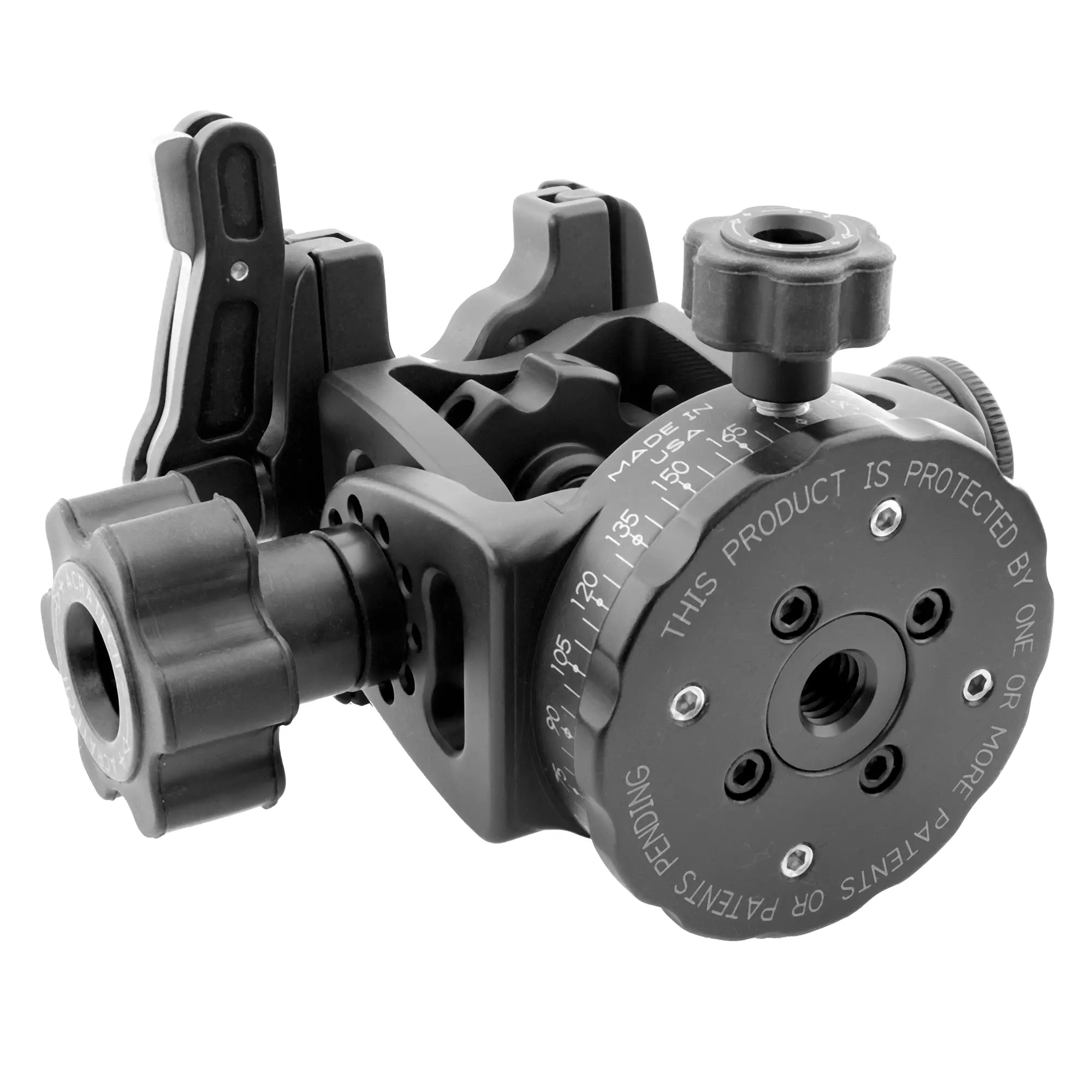 Acratech 1162 Long Lens Head avec pince à levier (tête à 2 axes pour téléobjectifs)