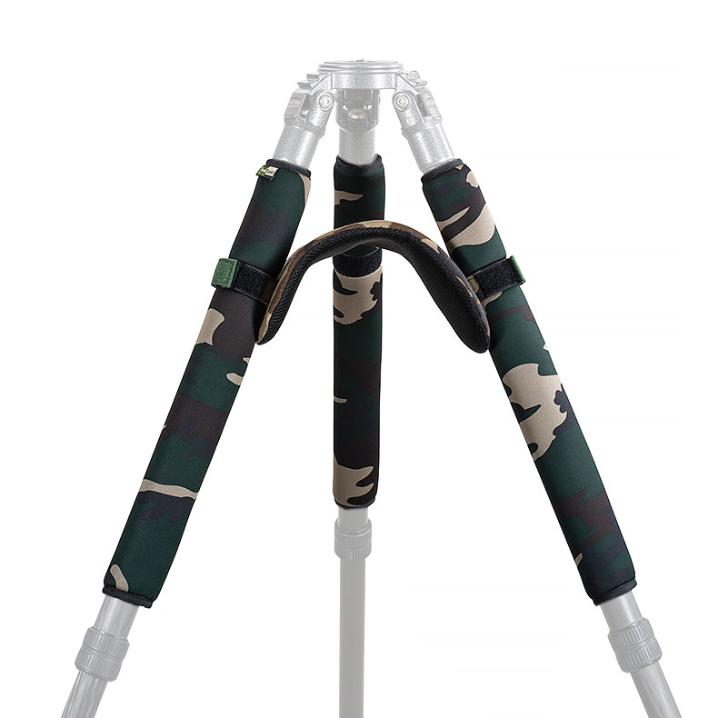LensCoat LEGWRAP PRO 316 Neopren-Stativbeinpolster 3er Set Forest Green Camo - Farbe:  Forest Green Camo LensCoat