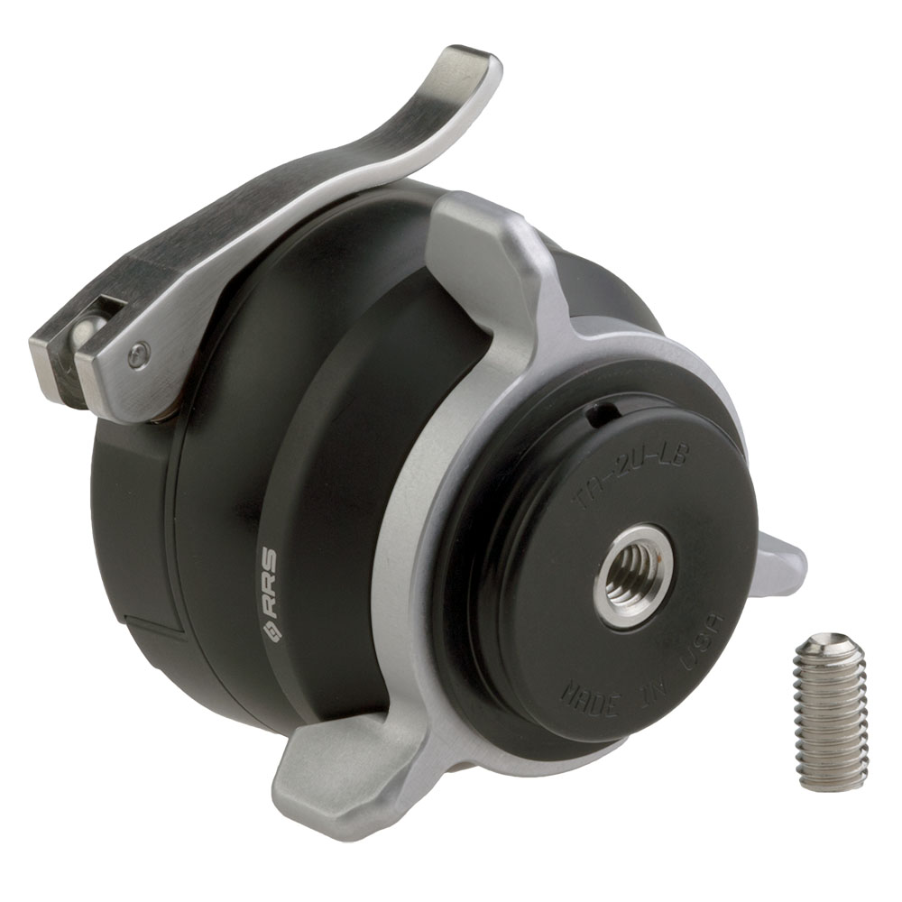 Really Right Stuff TA-2U-LC leveling base with integrated quick-release clamp