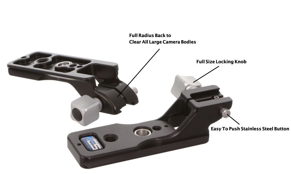 Pied de remplacement d'objectif Kirk LP-73 pour Canon RF 70-200mm f/2.8 L IS USM Z & RF 24-105mm f/2.8