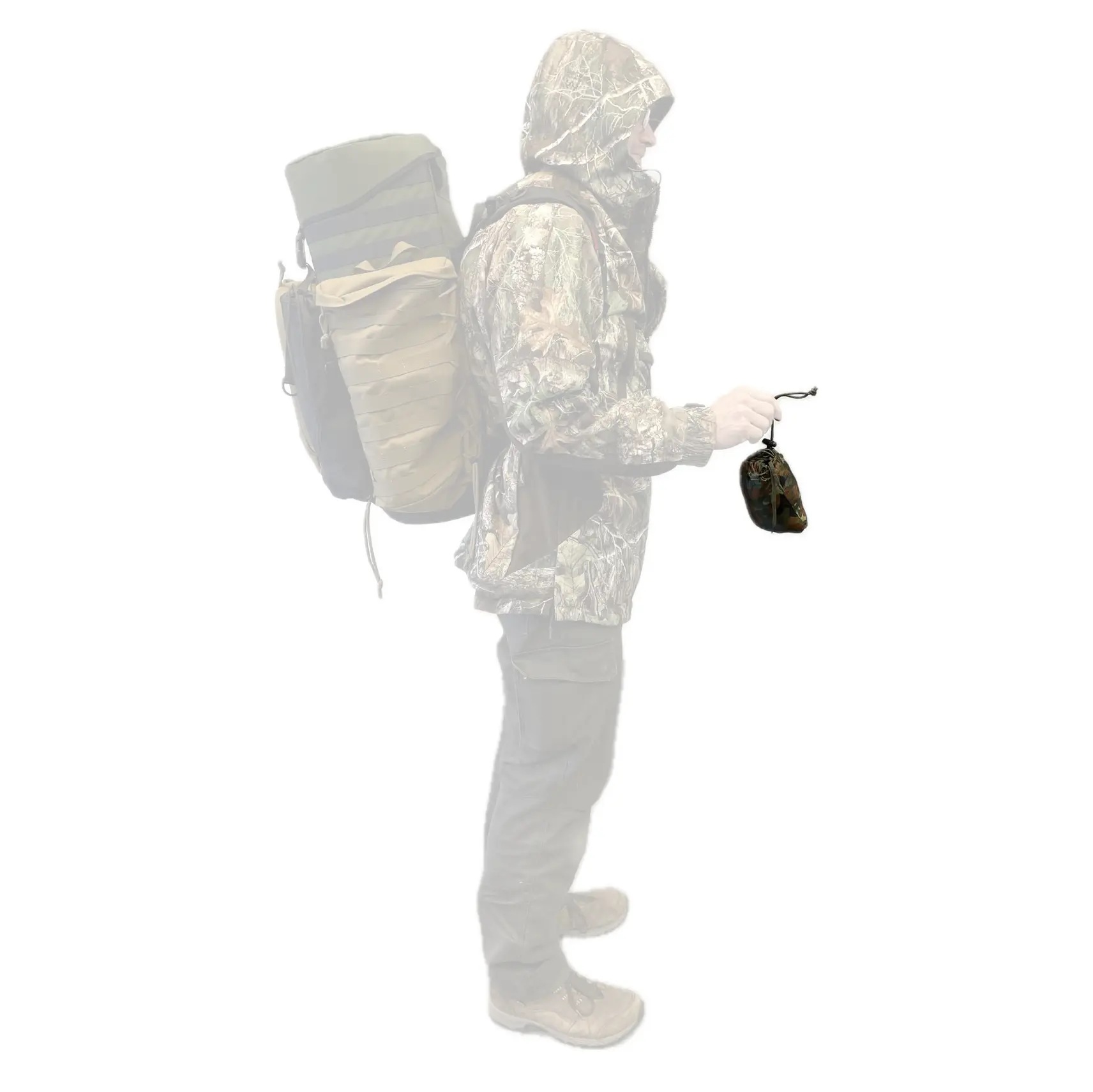 MIL-TEC backpack cover, rain & dust protection (up to 130 l | 60 x 95 cm) CCE camouflage - Pattern: CCE Tarn