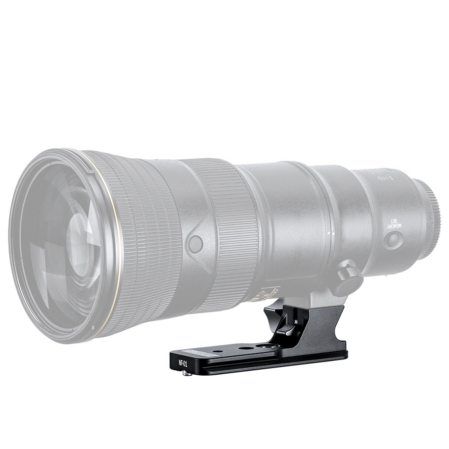 Leofoto NF-01N Ersatzfuß mit QD-Aufnahme für Nikon 70-200mm f2,8E FL & 500 mm f/5.6E PF