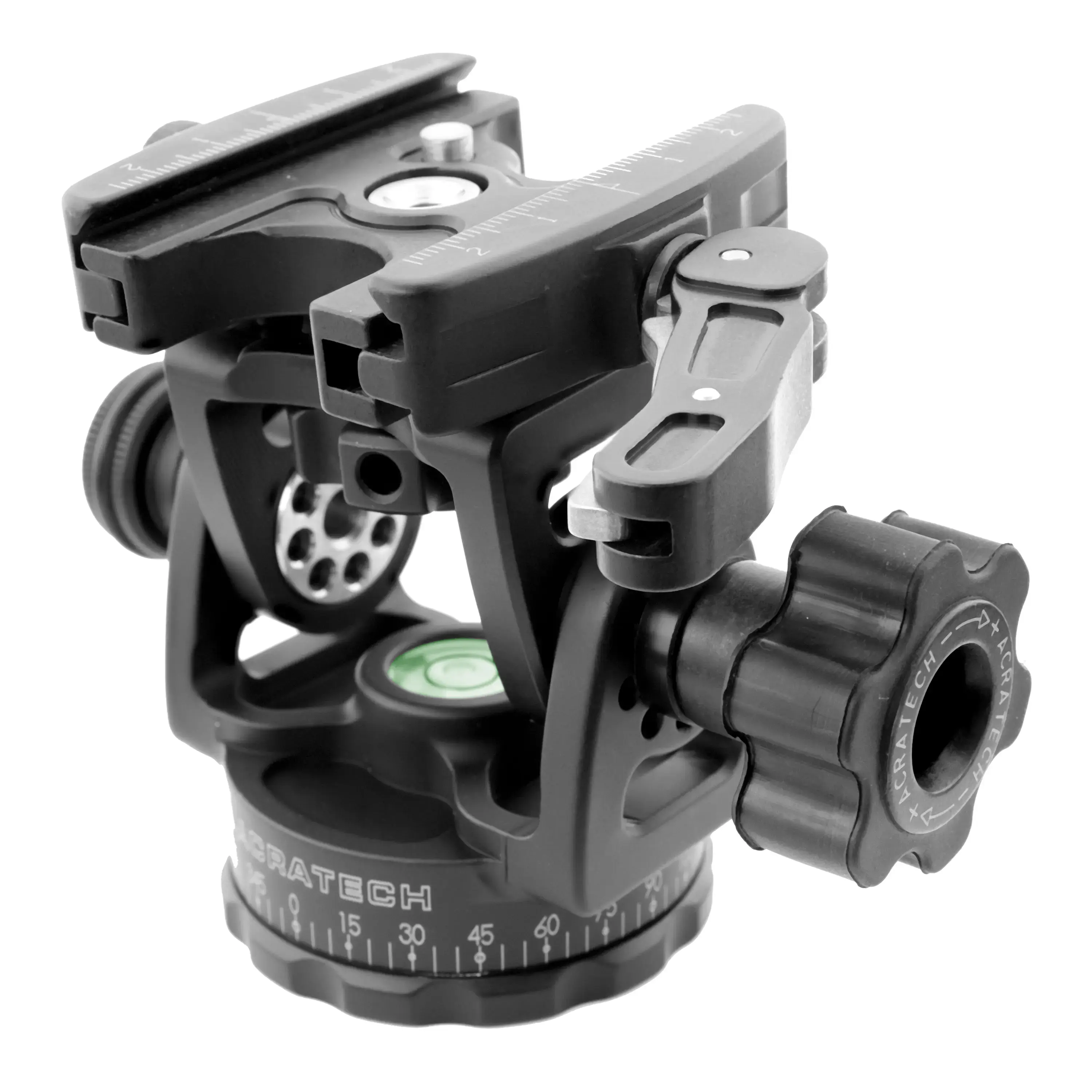 Acratech 1162 Long Lens Head avec pince à levier (tête à 2 axes pour téléobjectifs)