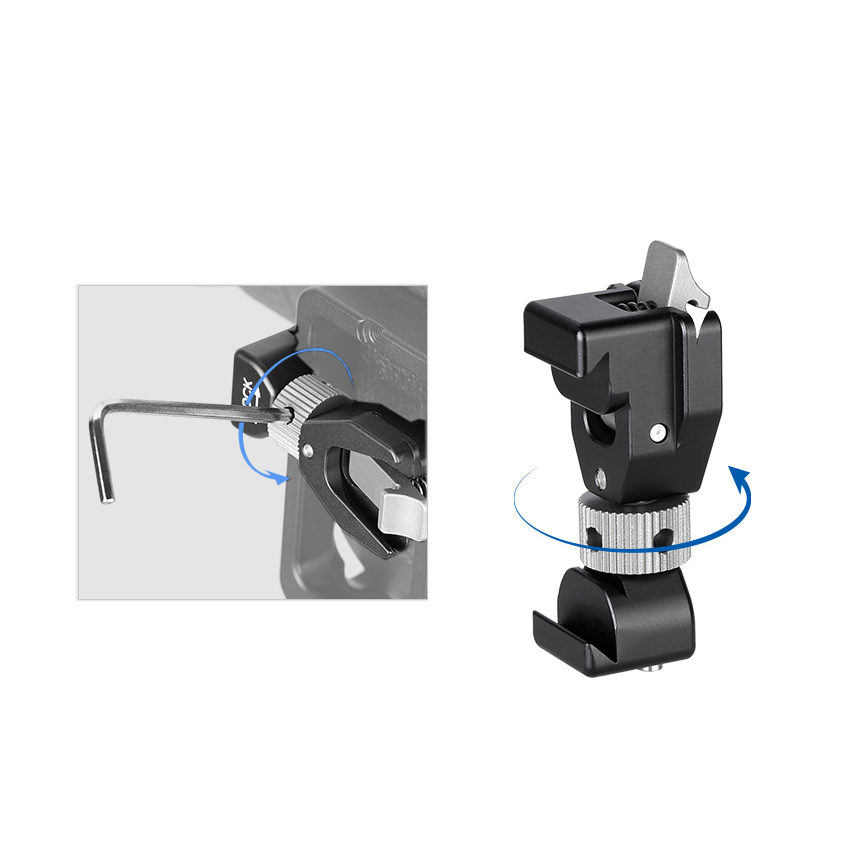 Leofoto FA-16 adapter + FA-10 V quick release plate