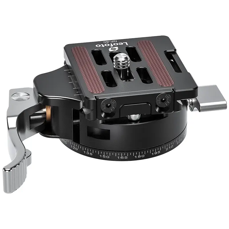 Leofoto PCL-52 panoramic quick-release coupling with quick-release plate