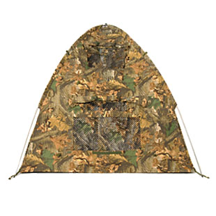 WWS tienda de camuflaje tumbado (C31.1-E) para fotógrafos y cineastas de fauna Realtree Edge