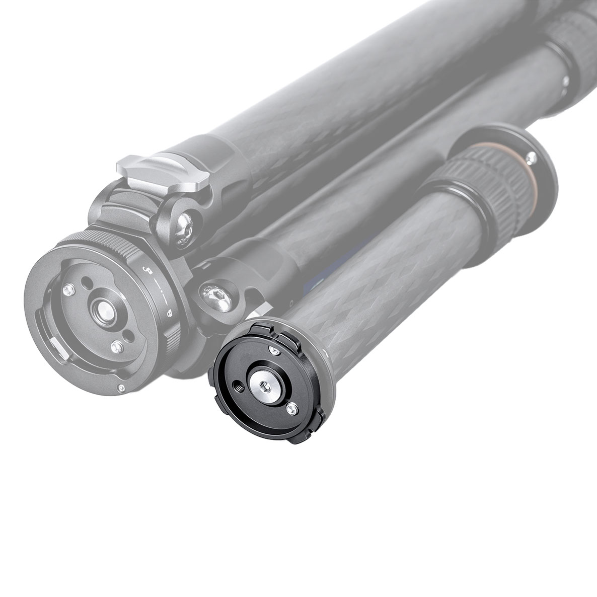 Leofoto Q60 - Piastra a sgancio rapido per base a sgancio rapido QS-60