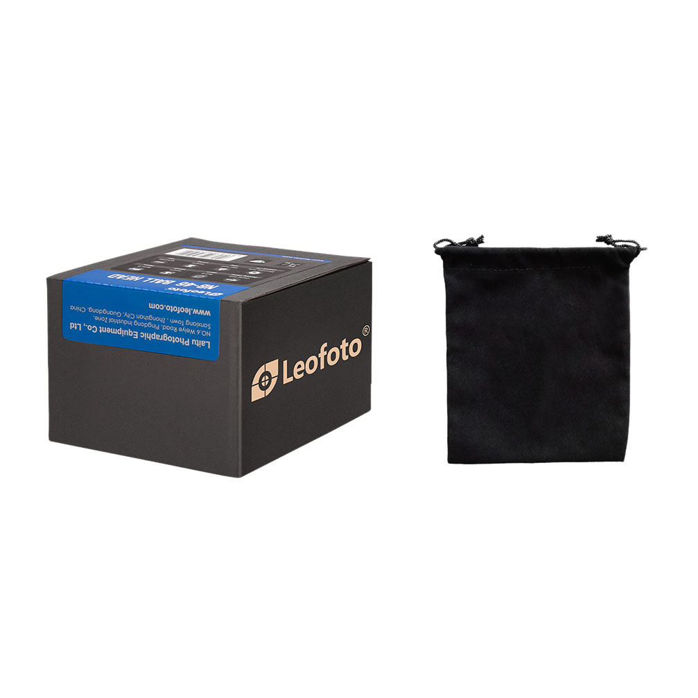 Rótula de bola Leofoto LH-25 con placa de cámara PU-25