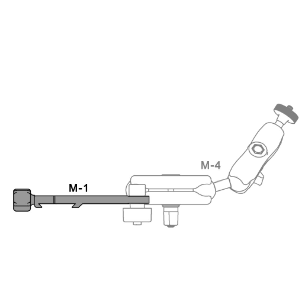 Wimberley Modul 1: M-1 Schnellwechsel-Arm