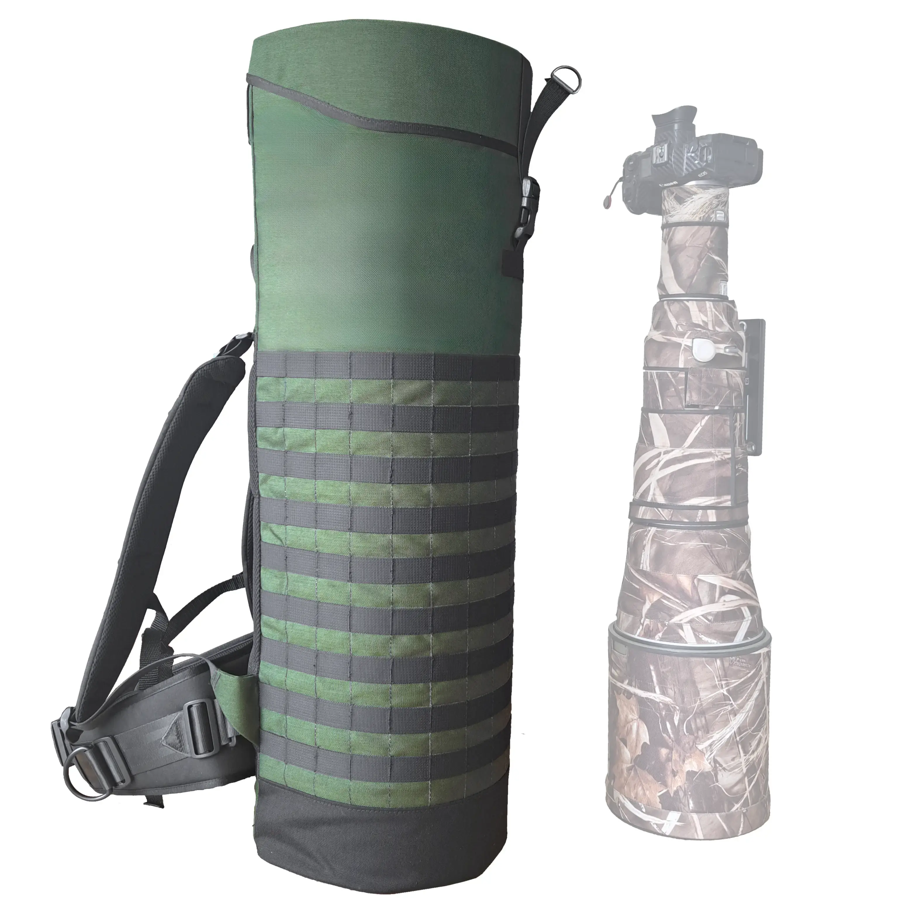 Manni - Bereitschaftsrucksack für Super-Tele-Objektive mit Hüftgurt