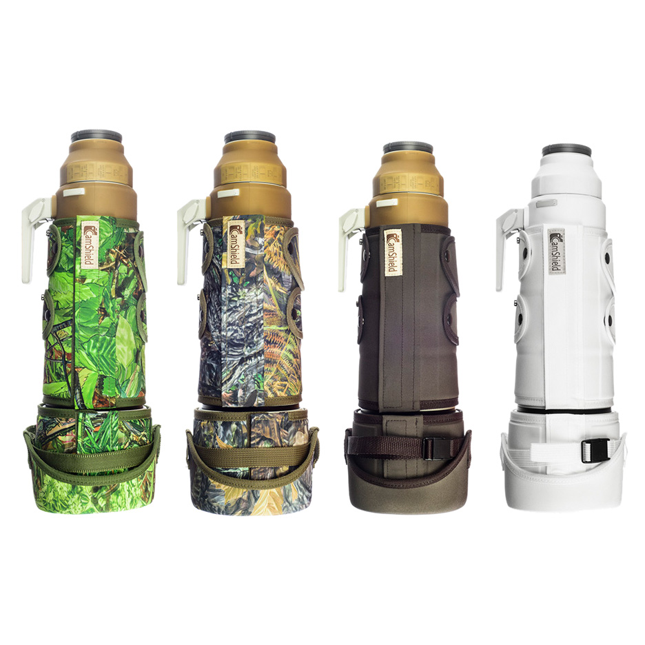 Camshield Objektivschutz für Sony FE 200-600 f/5.6-6.3 G OSS White - Tarnmuster: White