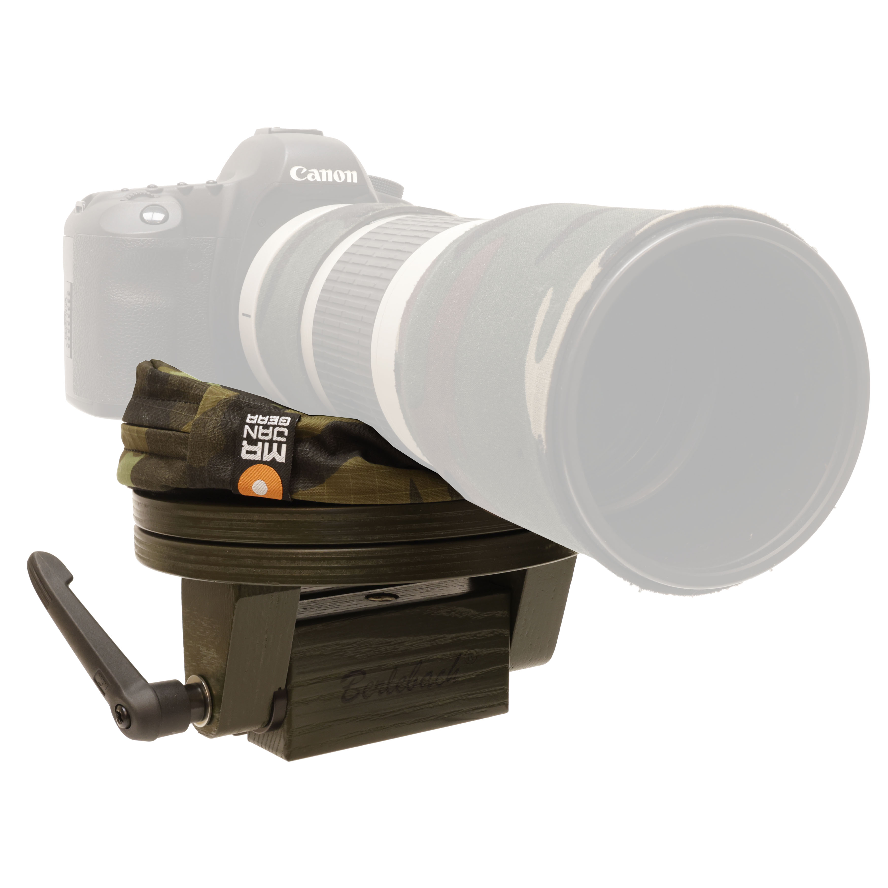 Berlebach Autoscheibenstativ (rund) mit Bohnensack - Berlebach Autoscheibenstativ Auswahl: mit Bohnensack