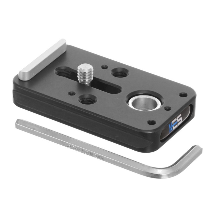 Kirk KLP-260 Universal-Objektivplatte (66 mm) mit QD-Aufnahme