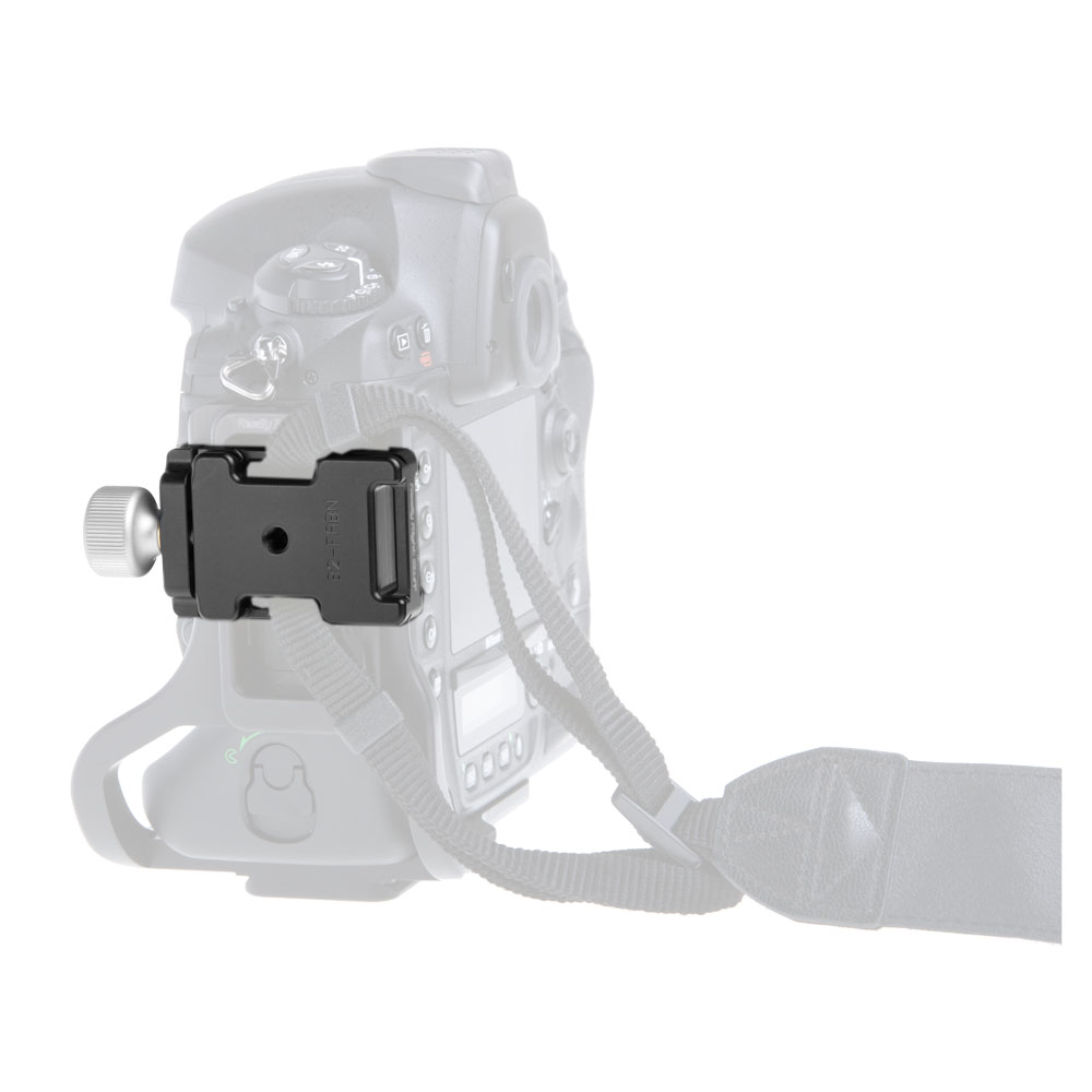 Really Right Stuff B2-FABN: Mini-Schnellwechselklemme mit 1/4" Gewindebohrung und 3 Gurtösen