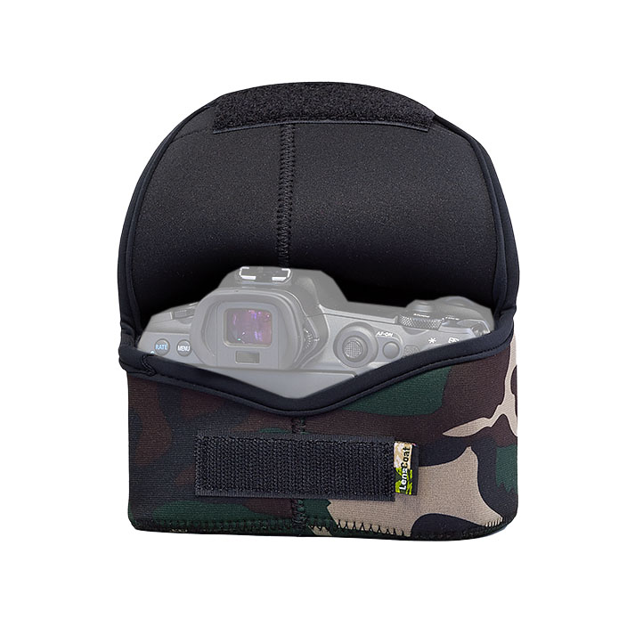 LensCoat Kameratasche BodyBag R für Canon EOS R, R5 &, R6 - Forest Green Camo - Farbe:  Forest Green Camo LensCoat