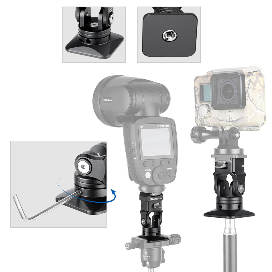 Leofoto FA-14 quick release platform (Arca Swiss) + FA-10 V quick release plate