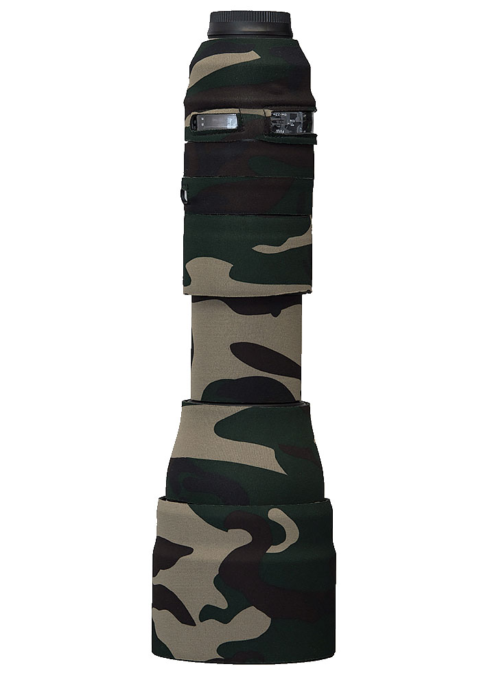 LensCoat Objektivschutz für Tamron SP 150-600mm f/5-6.3 Di VC G2 - Farbe:  Forest Green Camo LensCoat