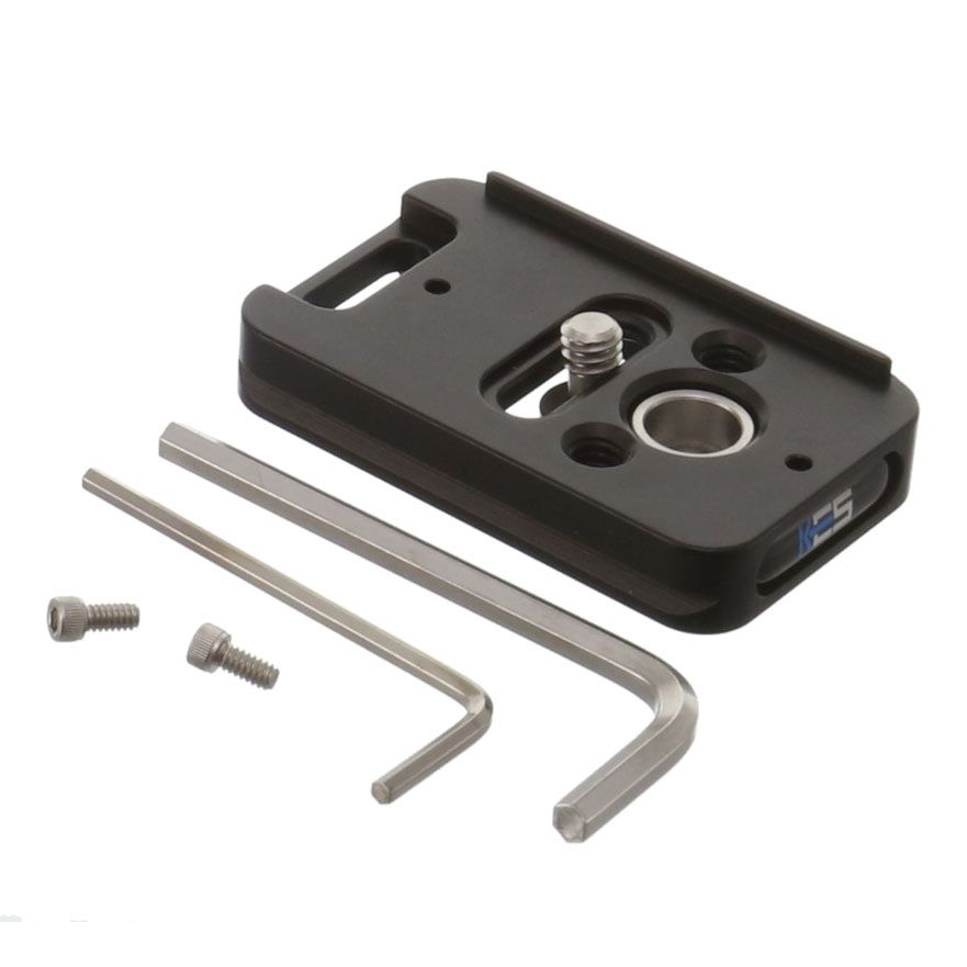 Kirk PZ-17 universal camera plate with QD mount