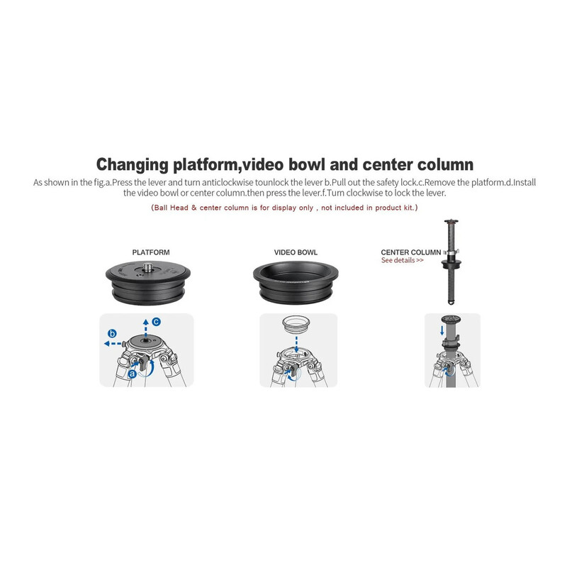 Leofoto SO-322CX Karbon-Stativ (Inverted)