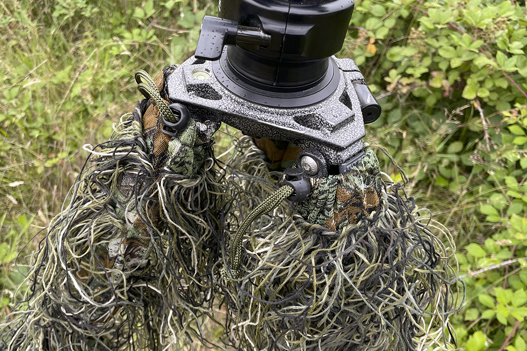 Tragopan Ghillie Khaki camuflaje para patas de trípode (juego de 3)