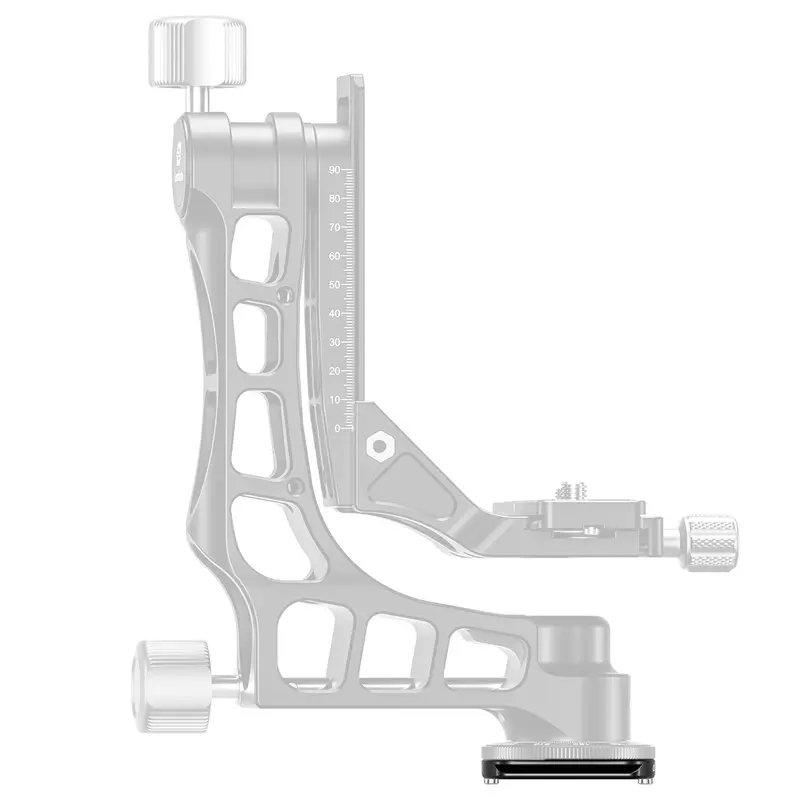 Piastra a sgancio rapido Leofoto P-BV10 piastra di base per teste di treppiede