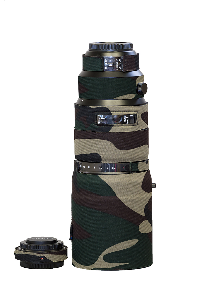 LensCoat Objektivschutz für Panasonic Leica DG 200mm f/2.8 Power O.I.S. [H-ES200] - Forest Green Camo - Farbe:  Forest Green Camo LensCoat