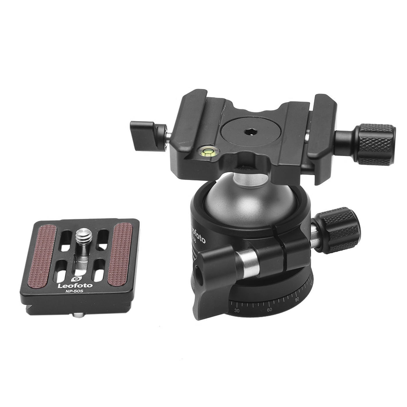 Rótula de bola Leofoto EB-36 con placa de liberación rápida