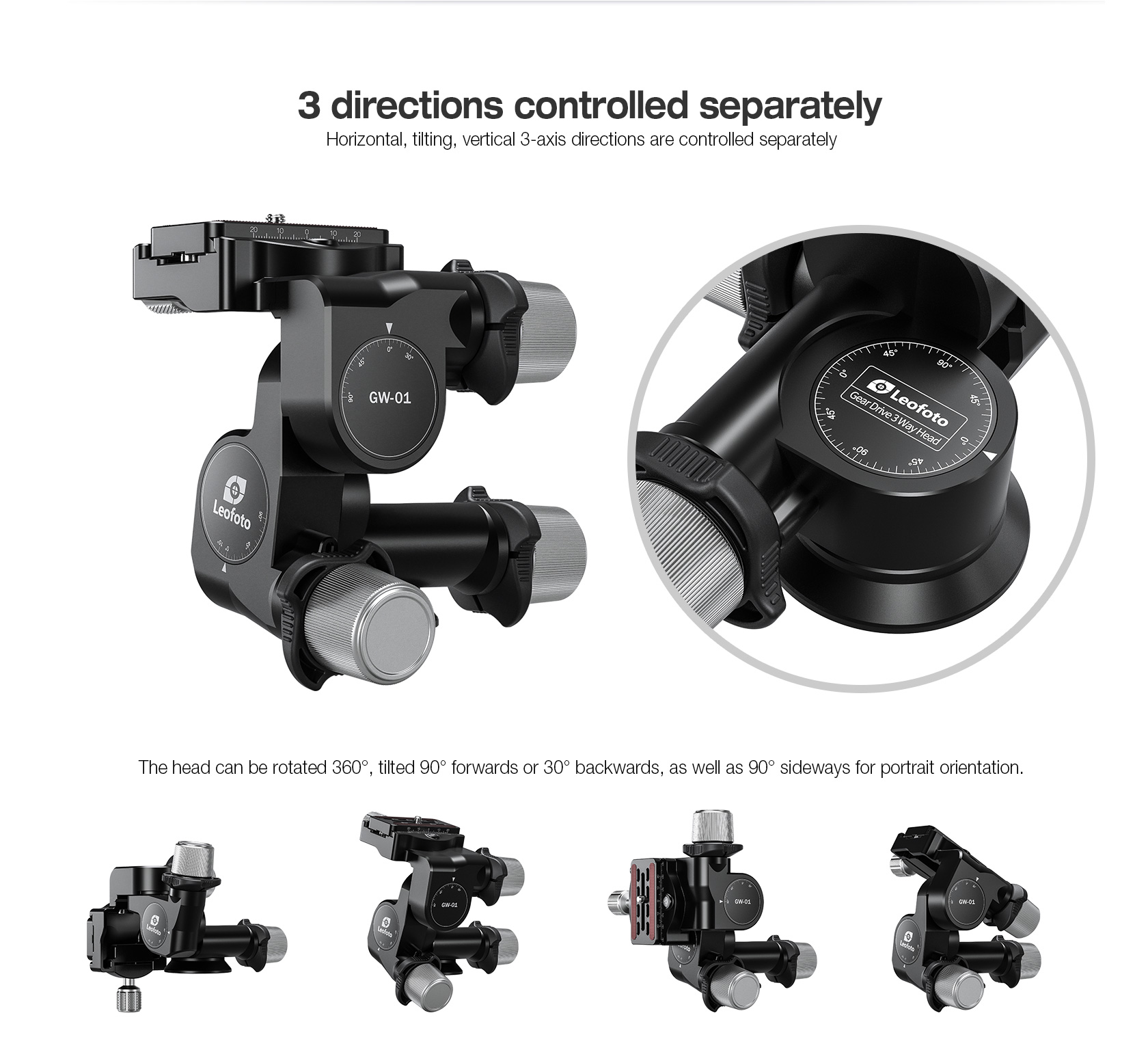 Leofoto GW-01 Getriebeneiger