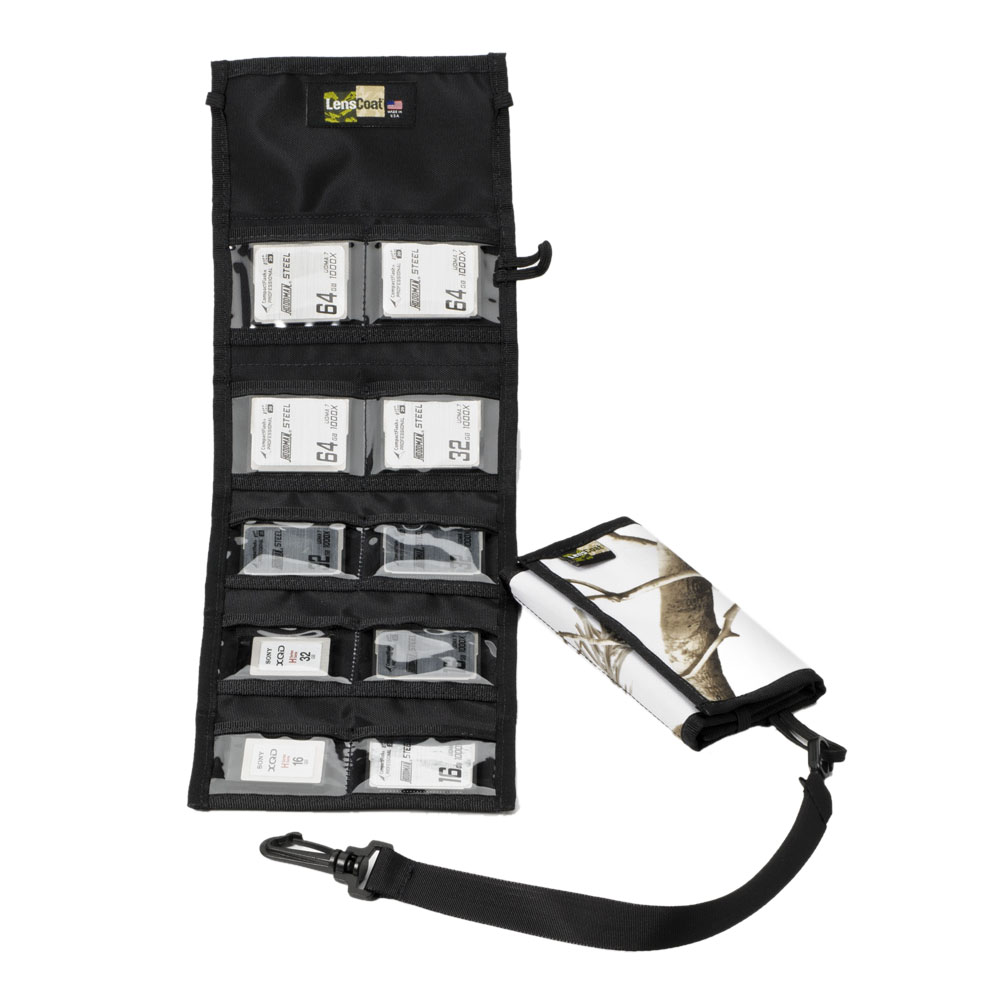 LensCoat MWCF10 memory card pouch - Realtree AP Snow - LensCoat Color/Pattern:  Realtree AP Snow LensCoat