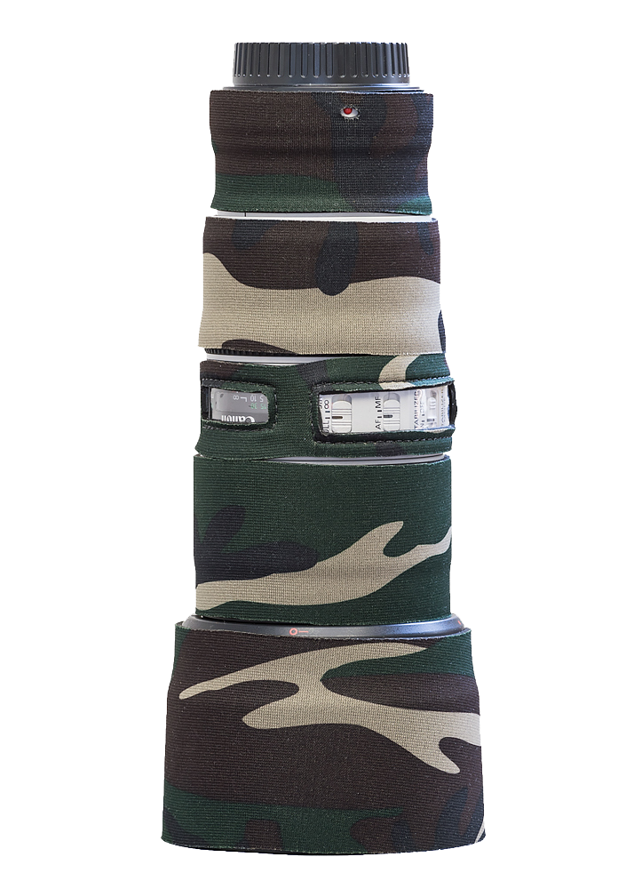 LensCoat Objektivschutz für Canon EF 70-200mm f/4 L IS II USM - Farbe:  Forest Green Camo LensCoat
