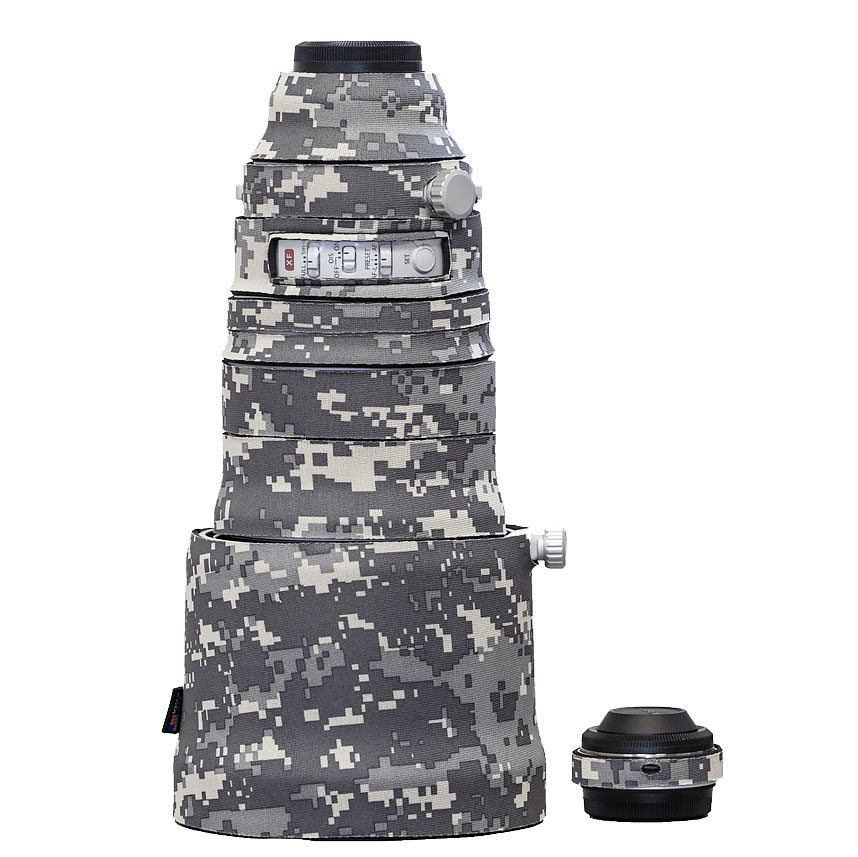 LensCoat Objektivschutz für Fuji XF 200mm f/2 R LM OIS WR incl. 1.4x TC - Farbe:  Digital Camo LensCoat