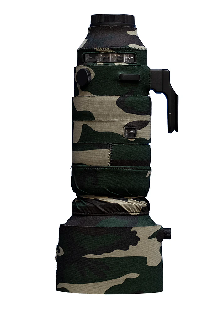 LensCoat Objektivschutz für Sigma 60-600 f4.5-6.3 DG DN OS Sport (Sony)  Forest Green Camo - Farbe:  Forest Green Camo LensCoat