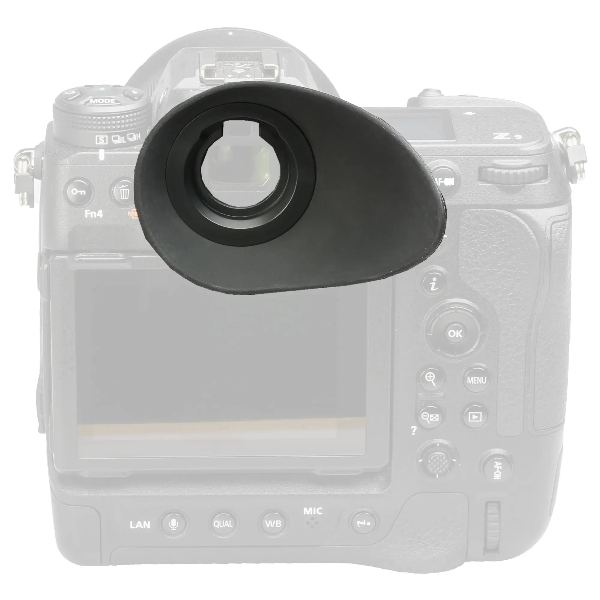 Hoodman Augenmuschel für DK-33 kompatible Kameras (Nikon Z8, Z9, Zf) Ausführung für Brillenträger - HoodEye Augenmuschel: Ausführung für Brillenträger