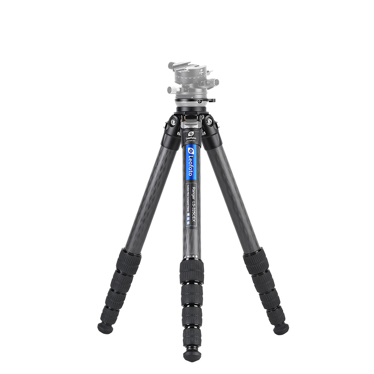 Leofoto LS-325CEX Ranger carbon tripod with integrated leveling