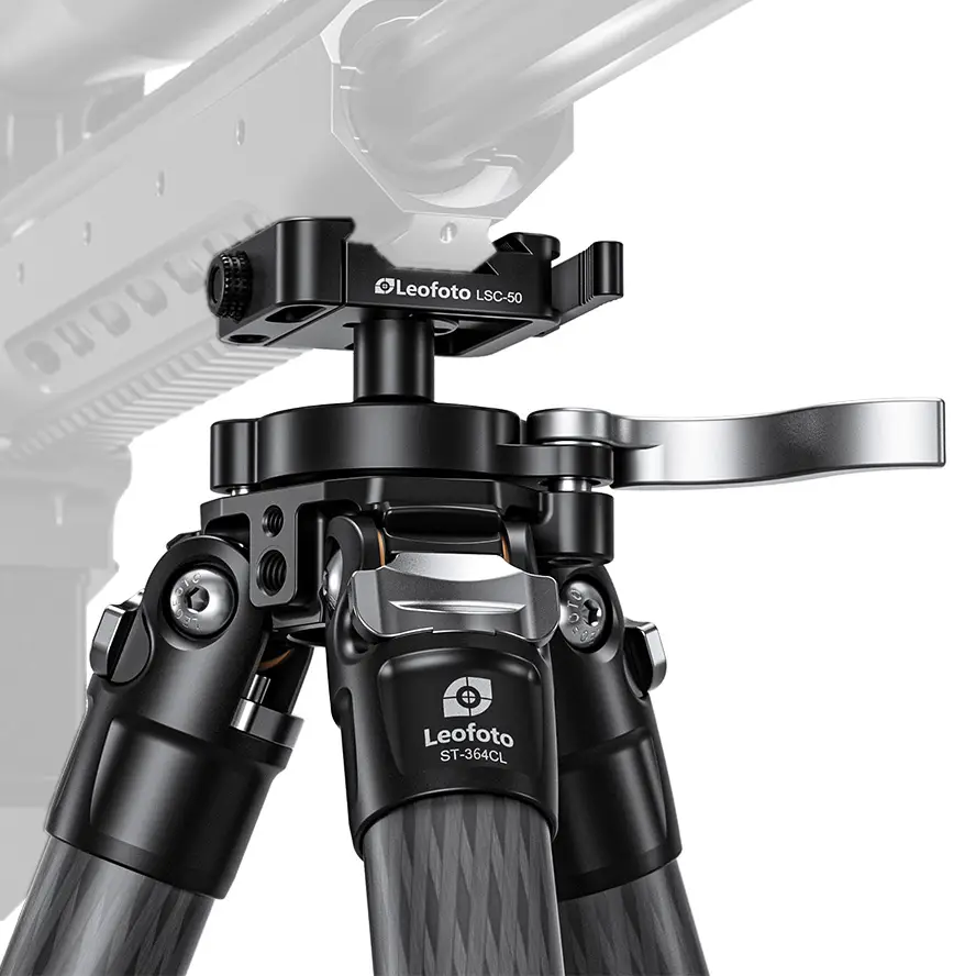 Leofoto ST-364CL trépied carbone à trois pieds avec rotule intégrée (Arca & Picatinny)