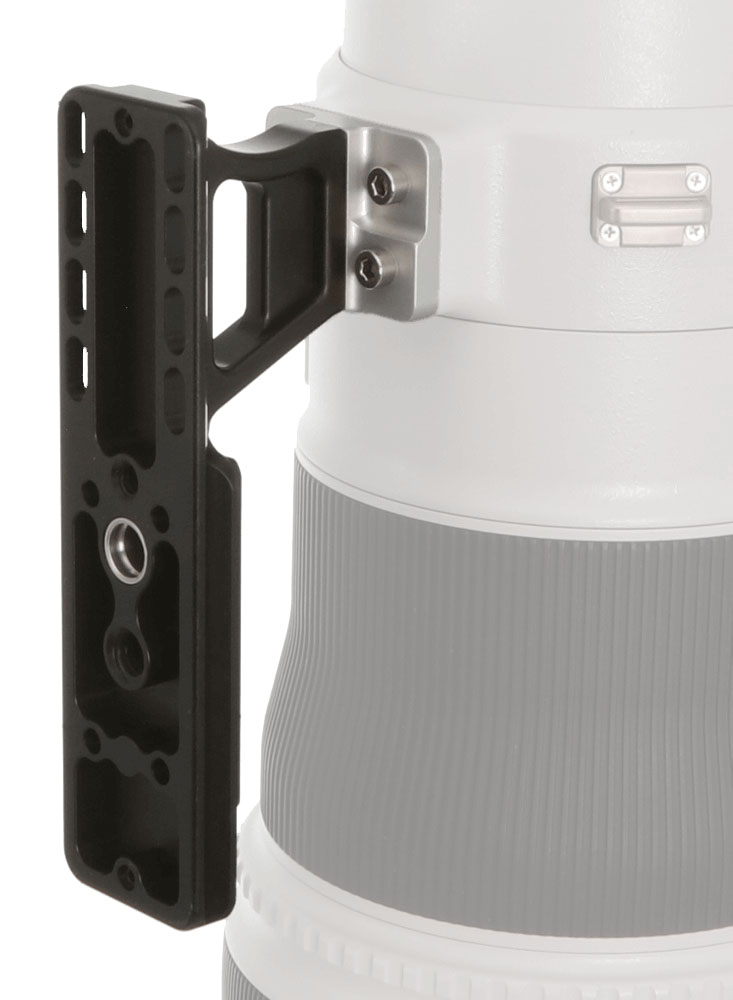 Repuesto de pie de objetivo Kirk LP-55N para teleobjetivos Canon L IS y L IS II