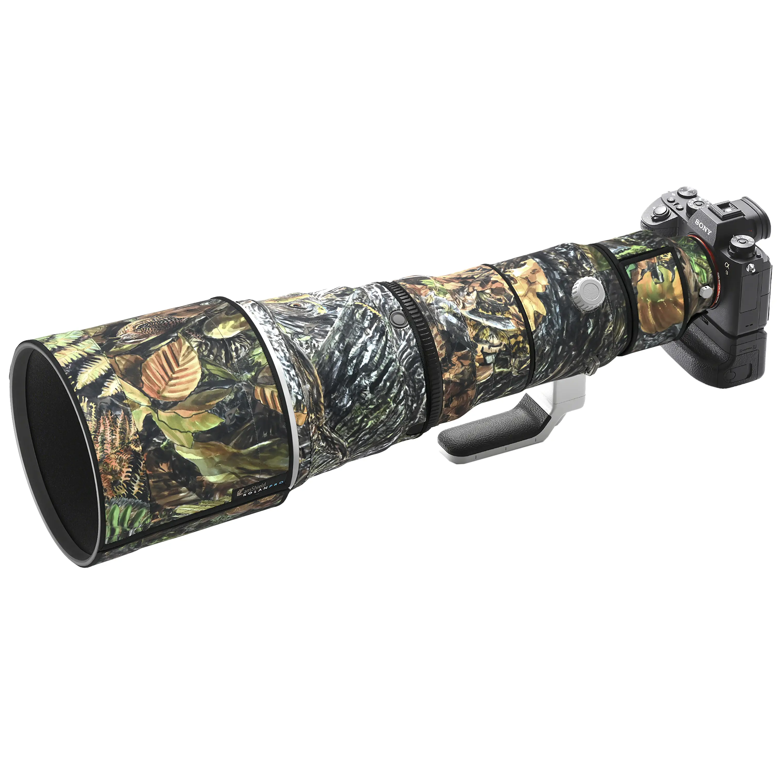 ROLANPRO Objektivschutz für Sony FE 600mm f/4 GM OSS-Tarnfarben & Waterproof