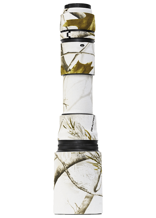 LensCoat® for Tamron 200-500 f/5-6.3 - LensCoat Color/Pattern:  Realtree AP Snow LensCoat