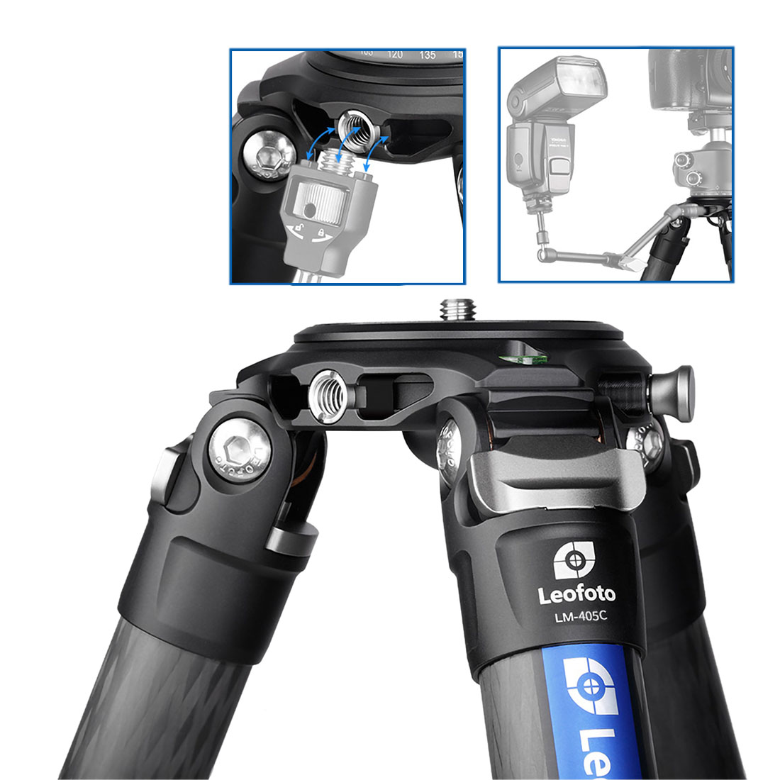 Leofoto LM-405C Summit Karbon-Stativ