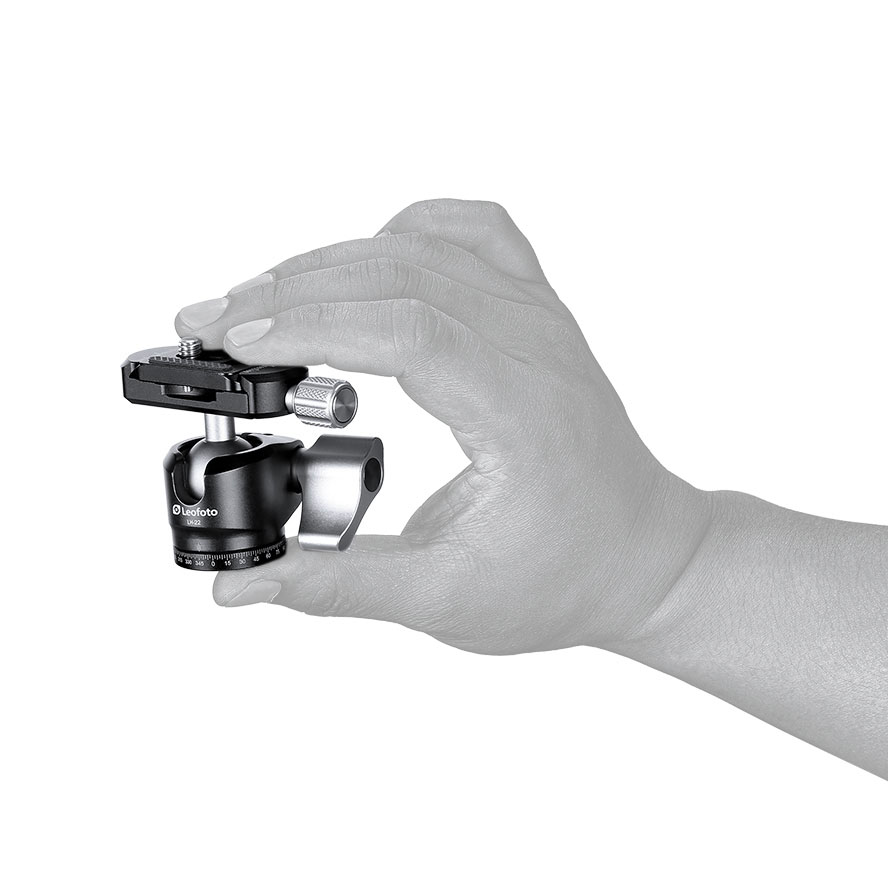 Leofoto MT-02C+LH-22 mini tripod with LH-22 ball head